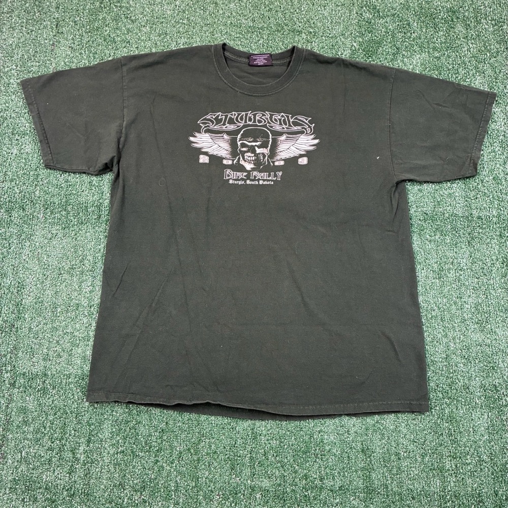 Y2K 2000's Sturgis Bike‎ Rally Skull Graphic T-shirt